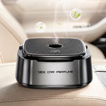 Автомобильный ароматизатор с маслом 20 мл, USB, Серый / Автоматический ароматизатор для авто / Пахучка в машину 234597453 фото