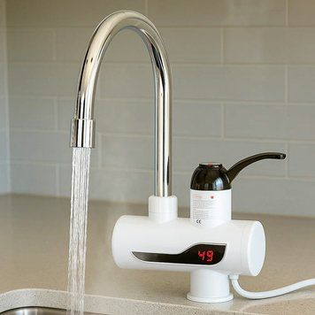 Проточный водонагреватель с LCD экраном, 3000Вт, RX-002 / Кран водонагреватель / Кран с подогревом воды 234591607 фото