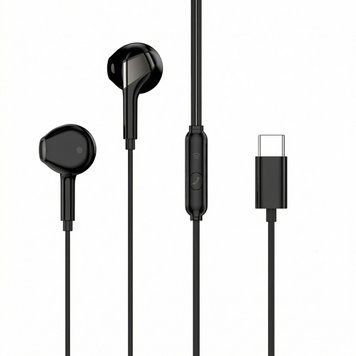 Навушники вкладиші, Type-C, Gelius SonicWave GP-HP025 / Навушники з мікрофоном / Дротова гарнітура для телефону 34561027701 фото