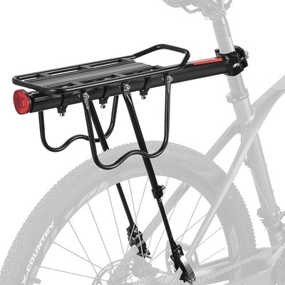 Консольний багажник на велосипед (52,5х13,5х35,5 см), до 50кг / Посилений велобагажник з підпорами 234564627 фото