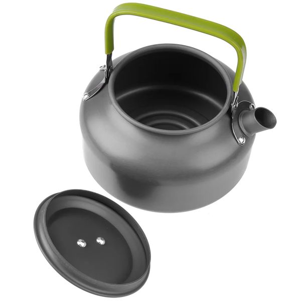 Алюминиевый кемпинговый набор посуды 3в1, Cooking Set DS-308 / Туристическая посуда (чайник, кастрюля, сковорода) 234565353 фото