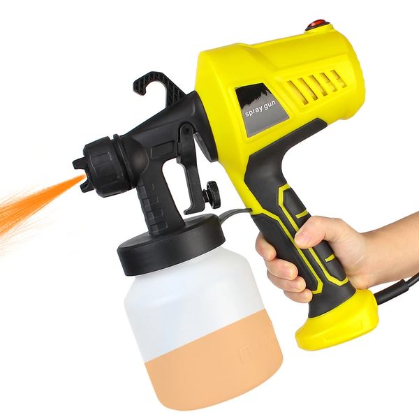 Краскораспылитель 800 мл, Electric Paint Sprayer + Подарок Фонарь налобный RJ 3000 / Распылитель для краски / Краскопульт 234567684 фото