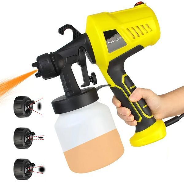 Фарборозпилювач 800 мл, 3 режими розпилення, Electric Paint Sprayer / Розпилювач для фарби / Краскопульт 234567684 фото Фарборозпилювач 800 мл, 3 режими розпилення, Electric Paint Sprayer / Розпилювач для фарби / Краскопульт 234567684 фото