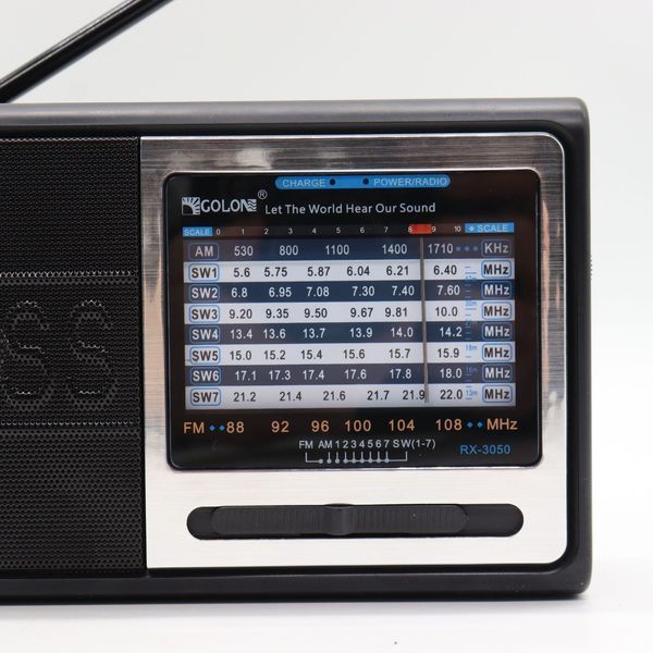 ФМ радиоприемник с аккумулятором AM/FM/SW, 7 волн, USB, RX-3040 / Портативный радиоприемник на батарейках 234573961 фото