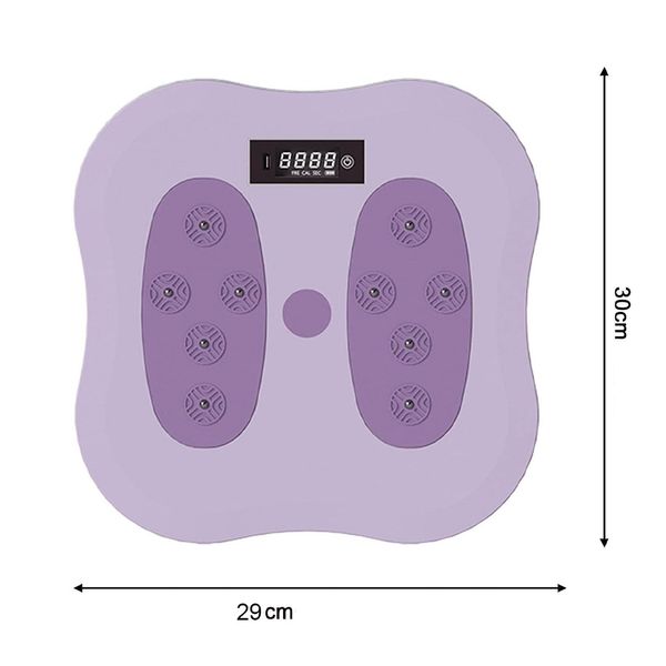 Тренажер, що обертається, з масажем для стоп, Waist Twisting Disc, Фіолетовий / Диск здоров'я з підрахунком калорій 234567442 фото