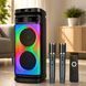 Переносная акустическая система 160Вт с Bluetooth, RGB и 2 микрофонами, GD-2858, Черная / Bluetooth колонка / Портативная колонка 234593002 фото 1