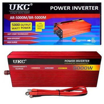 Перетворювач напруги 12V-220V (5000W) UKC / Автомобільний інвертор / Автоінвертор 234575825 фото