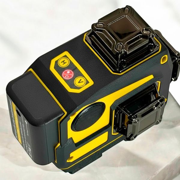 Лазерний рівень акумуляторний з штативом, 16 ліній, Зелений промінь, Жовтий / Будівельний рівень / Нівелір 234592190 фото Лазерний рівень акумуляторний з штативом, 16 ліній, Зелений промінь, Жовтий / Будівельний рівень / Нівелір 234592190 фото