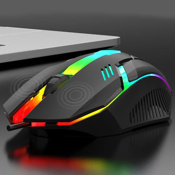 Ігровий набір клавіатура та мишка з RGB підсвіткою, від USB, KEYBOARD KM-5003 / Дротова клавіатура для геймерів 234571523 фото