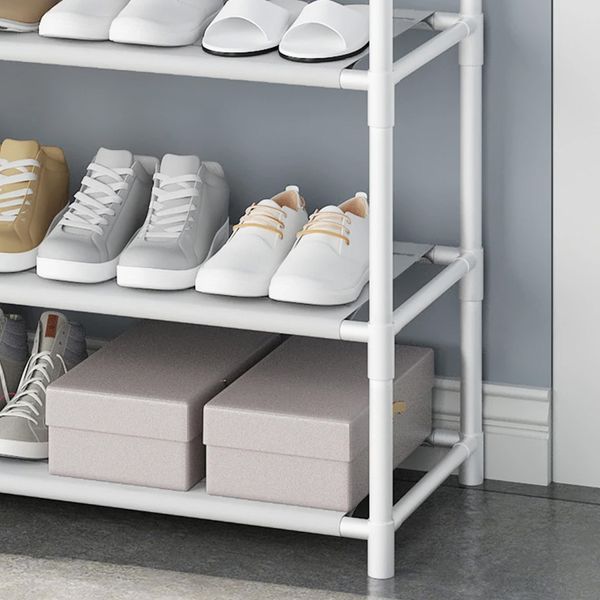 Вішалка для одягу з підставкою для взуття (154х60х29,5см), New simple floor clothes rack / Підлогова стійка-вішалка в передпокій 23456050301 фото