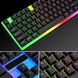 Ігровий набір клавіатура та мишка з RGB підсвіткою, від USB, KEYBOARD KM-5003 / Дротова клавіатура для геймерів 234571523 фото 3