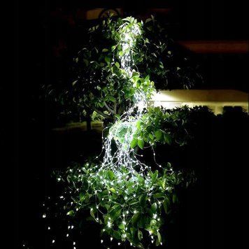Гирлянда Конский хвост от сети, 3м, 60LED, Холодный белый / Светодиодная новогодняя гирлянда 23458456501 фото