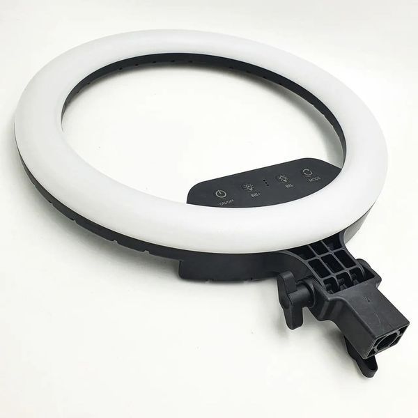 Кольцевая LED лампа 36 см, 3 крепления, LS-360 / Светодиодная лампа с пультом 234571142 фото