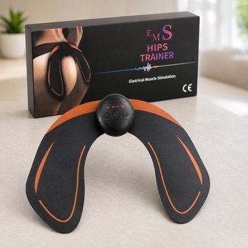 Беспроводной EMS массажер для ягодиц Hip Trainer W-904Z, Черный / Массажер для ягодиц / Тренажер для ягодиц / Миостимулятор 234595749 фото