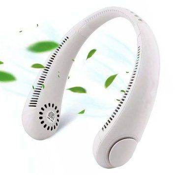 Аккумуляторный вентилятор на шею с USB, 1800мАч, Arctic Air / Переносной мини вентилятор для шеи 234574521 фото