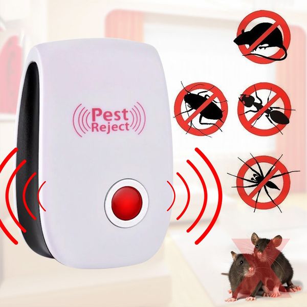 Ультразвуковий відлякувач комах та дрібних гризунів, в розетку, Electronic Pest Repeller / Електронний прилад від шкідників 234563705 фото