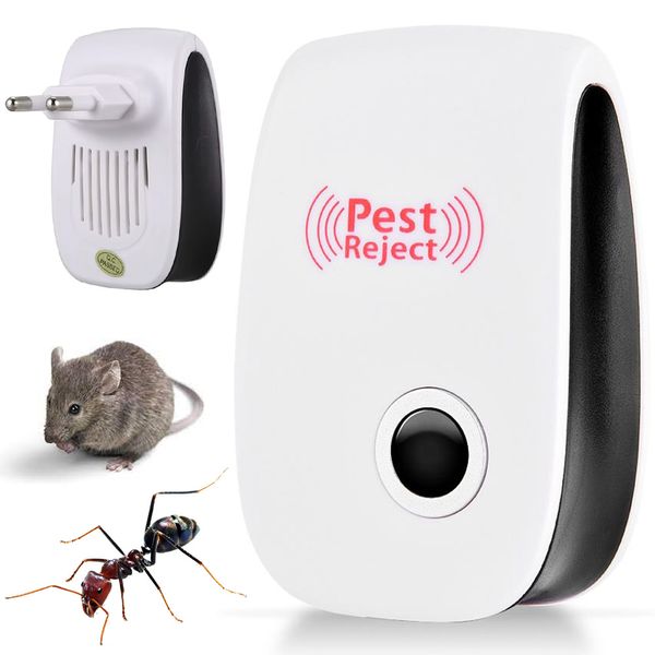 Ультразвуковий відлякувач комах та дрібних гризунів, в розетку, Electronic Pest Repeller / Електронний прилад від шкідників 234563705 фото