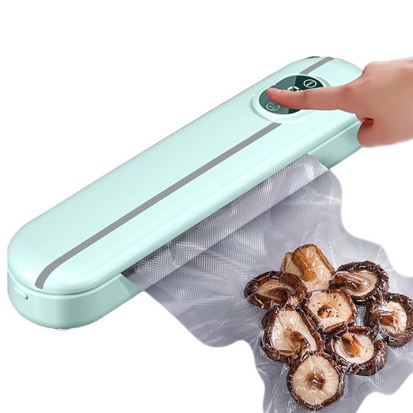 Вакуумний пакувальник харчових продуктів з LED дисплеєм, Vacuum Sealer / Кухонний вакууматор для їжі 234574223 фото