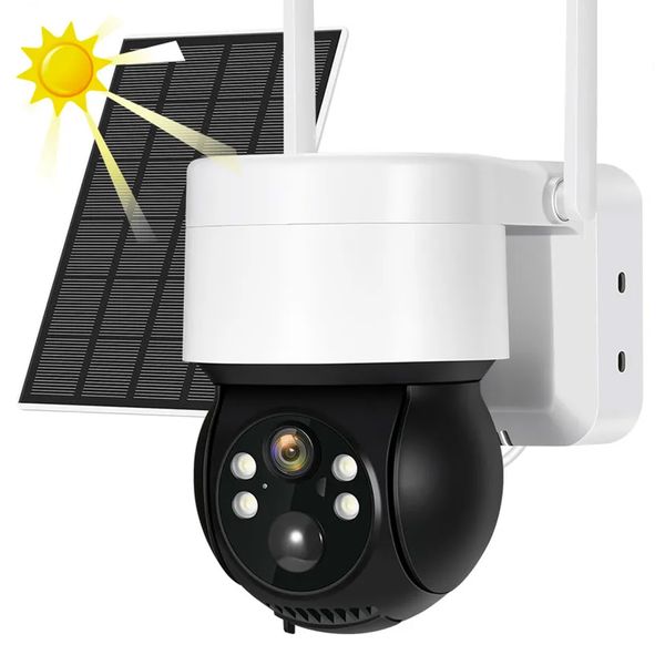 Вулична WIFI камера відеоспостереження із сонячною панеллю Solar wifi Camera Q6 / Камера для зовнішнього відеонагляду з передачею на телефон 234567399 фото