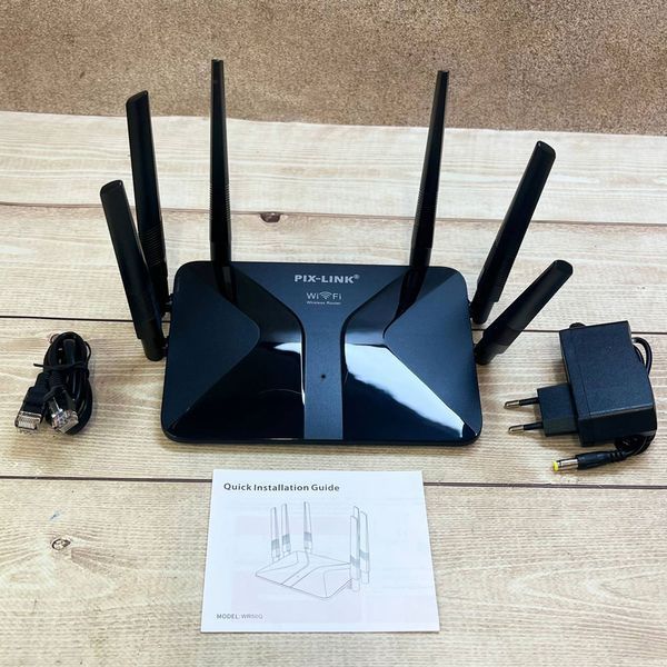 Wi-Fi роутер 300Мбіт/с 6 антен 2,4 ГГц LV-WR50Q 234574930 фото