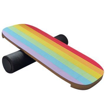 Балансборд з фетровим валиком 10 см, 73&times;28&times;1,5 см, SwaeyBoard Веселка EVA / Балансировачна доска / Баланс дошка 345705697 фото