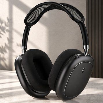 Беспроводные наушники с Bluetooth от USB, Airbuds MAX TD-18, Черные / Накладные наушники / Bluetooth наушники 234588554 фото