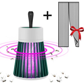 Лампа знищувач комах Electronic shock Mosquito killing + Подарунок Антимоскітна сітка Magic Mesh / Електрична пастка для комарів 234562601 (связка) фото