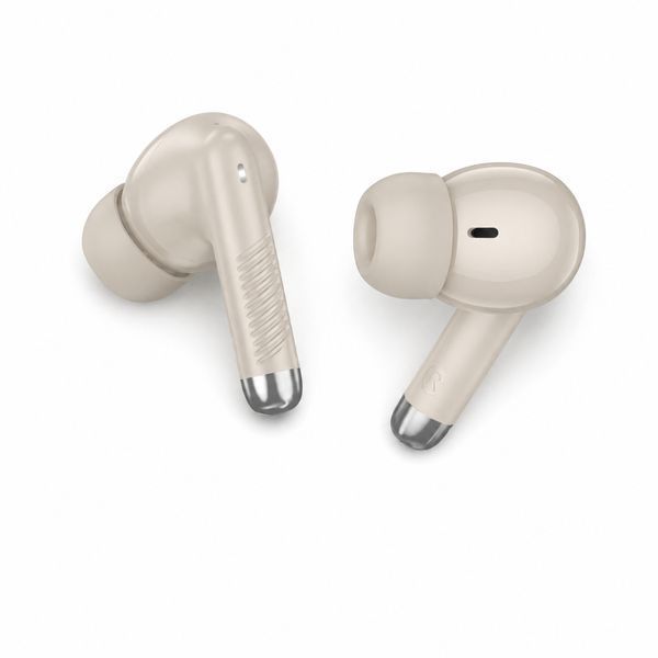 Беспроводные наушники Bluetooth 5.4, USB Type-C, Hoco EQ24, Бежевые / Наушники блютуз / Вакуумные наушники / Наушники с кейсом 234636612 фото