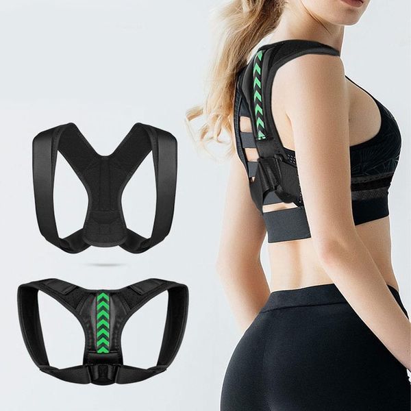 Корсет для коррекции осанки, на липучках, BACK BELT, Черный / Регулируемый корректор для спины / Бандаж для осанки 234564618 фото