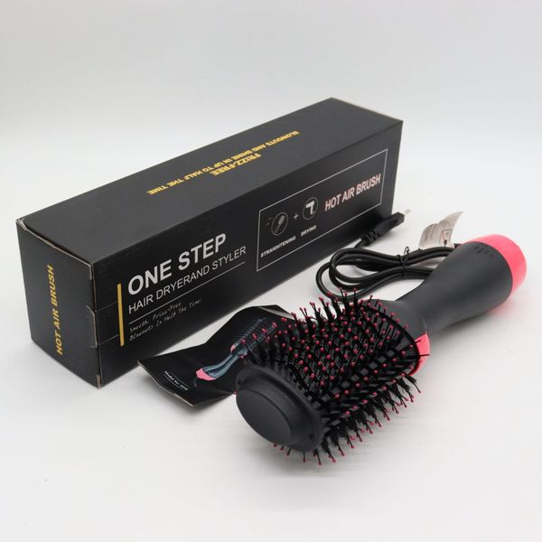 Фен-щітка для волосся 3в1 One Step Hair Dryer, 1000Вт / Фен браш для укладання волосся / Фен-стайлер для випрямлення волосся 234562150 фото