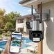 Вулична IP камера Dual Lens 6MP з сиреною 234568441 фото 1
