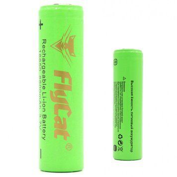 Акумулятор 18650 Li-Ion, 1шт, 8800mAh, (3,7В) FlyCat / Акумуляторна батарейка багаторазова 234564421 фото