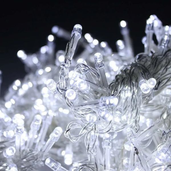 Гірлянда "Нитка" 45м, 800LED, від мережі, MA132, Холодний білий / Світлодіодна гірлянда новорічна 234588794 фото