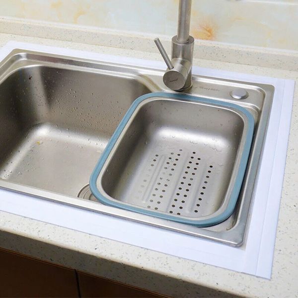 Самоклеюча водонепроникна бордюрна стрічка 3.2м х 22мм / Клейка стрічка для ванн та раковин / Стрічка ізолятор для кухні 234591086 фото