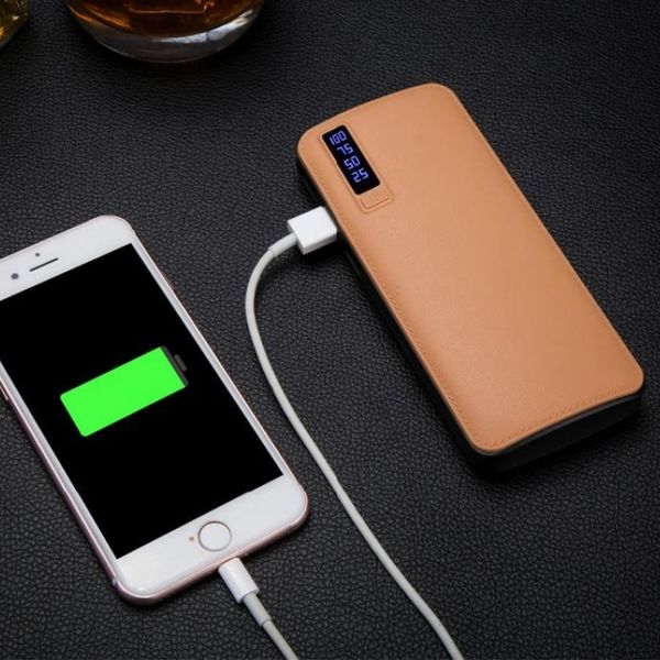 Повербанк на 6000mAh з ліхтариком, 3хUSB, Smart Tech X50, Помаранчевий / Портативний зовнішній акумулятор 234569379 фото