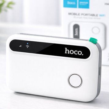 Портативный 4G Wi-Fi роутер LTE, 150 Мбит с, Hoco HI41/4G портативный роутер / Маршрутизатор 234587587 фото
