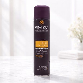 Лак для укладання волосся, екстрасильна фіксація, 400мл, Vitanove Ultra Protect / Аерозольний лак для волосся / Фіксуючий лак для 345607926 фото