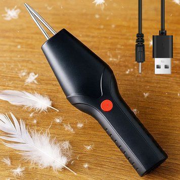 Электрическая машинка для выщипывания перьев, с USB / Электрический пинцет для удаления перьев у птицы / Электрический выщипатель 234577996 фото