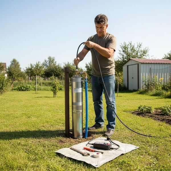 Погружной скважинный насос, 1120 Вт, до 8.3 м&sup3;/ч., NPO FOCUS 4-35 / Глубинный скважинный насос 345600387 фото