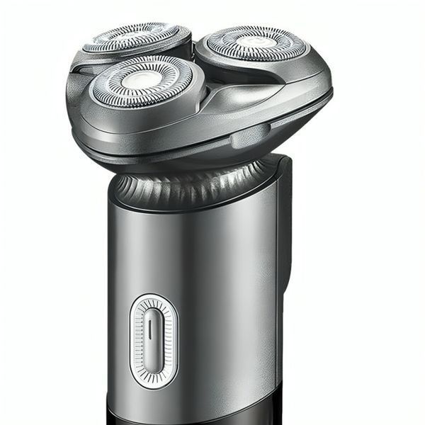 Аккумуляторная электробритва 1200мАч, от USB, VGR V392, Желтый / Электрическая бритва для лица / Бритва для бороды 234577218 фото