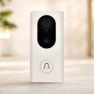 Домофон з камерою і датчиком руху WiFi, Loosafe LS-ML10, Білий / IP камера відеоспостереження / Відеодомофон 234596098 фото