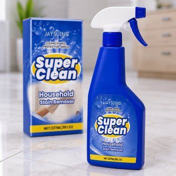 Универсальное средство для плитки и кафеля 237 мл, Jaysuing Super Clean, Синий / Спрей очиститель швов, пола, ванной и кухни 234597053 фото
