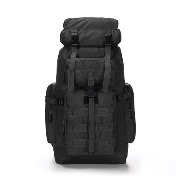 Військовий штурмовий рюкзак на 70 л (70х35х16 см) XS1725-2, Чорний / Туристичний рюкзак 234563283 фото