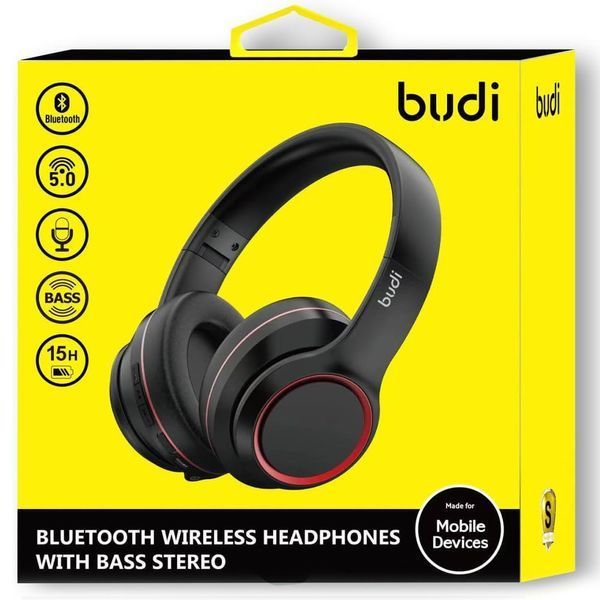 Бездротові Bluetooth навушники з мікрофоном, Budi EP50B / Накладні навушники блютуз 234573845 фото Бездротові Bluetooth навушники з мікрофоном, Budi EP50B / Накладні навушники блютуз 234573845 фото