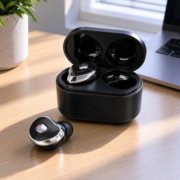 Бездротові навушники Bluetooth, SE6 TWS, Чорний / Навушники вкладиші / Блютуз навушники 234595374 фото