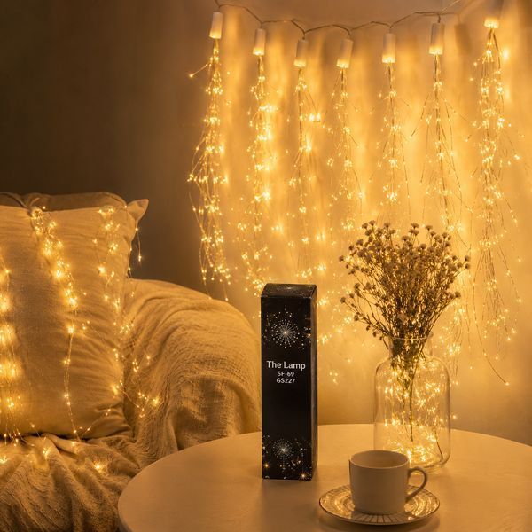 Гирлянда Одуванчик, 10 м, от USB, The lamp, Теплый и микс / Гирлянда для декора / Светодиодная гирлянда 234595532 фото