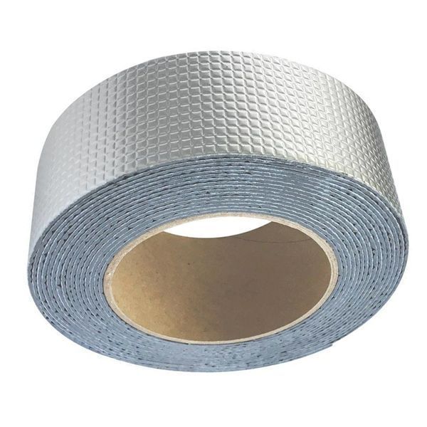 Прочная липкая лента с алюминиевым покрытием 10м, BUTYL SELF-ADHESIVE / Термостойкий скотч / Клейкая лента 234568674 фото