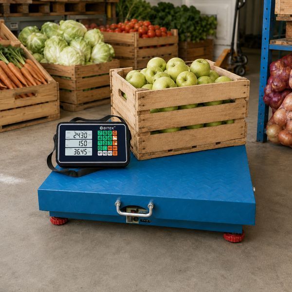 Торговые весы электронные до 600кг, 60х50 см, WiFi, BITEK TCS-R2-600, Синие / Весы для склада / Платформенные весы металлические 234597850 фото Торговые весы электронные до 600кг, 60х50 см, WiFi, BITEK TCS-R2-600, Синие / Весы для склада / Платформенные весы металлические 234597850 фото