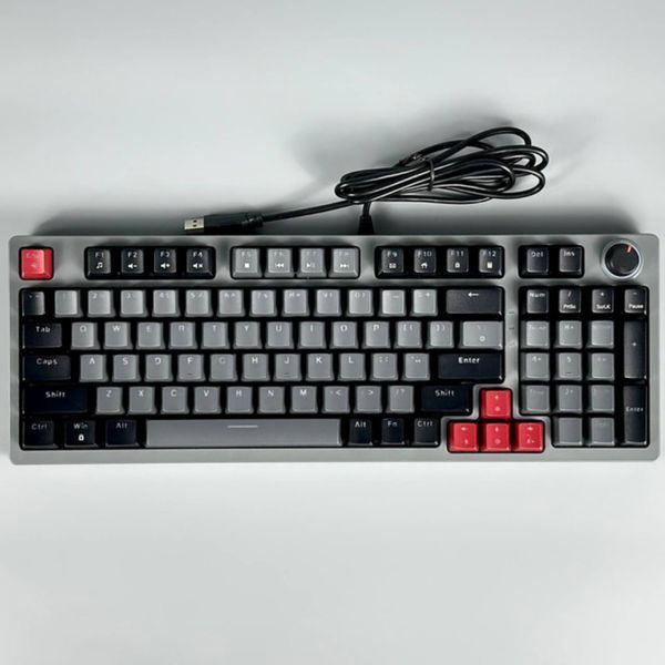 Провідна клавіатура з підсвічуванням, USB, 1,6 м, JEDEL KL-114 / Ігрова клавіатура для ПК / Клавіатура для комп'ютера 234591376 фото