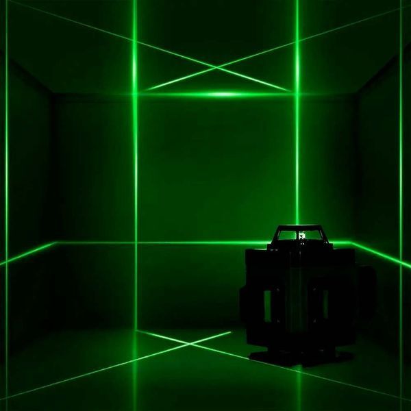 Акумуляторний лазерний рівень + Лазерний рівень LASER LEVEL PRO3 / Рівень лазерний зі штативом на 16 ліній / Лазерний нівелір 23457779202(цей артикул вірний) фото